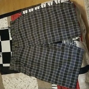 Dickies Black n Blue Plaid Shorts